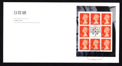 1999 Great Britain Special by Design Booklet Pane Royal Mail Addressed First Day Cover (FDC).