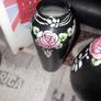 Beautiful Rare Old Set of five Shelley Pottery Vases England Image 6