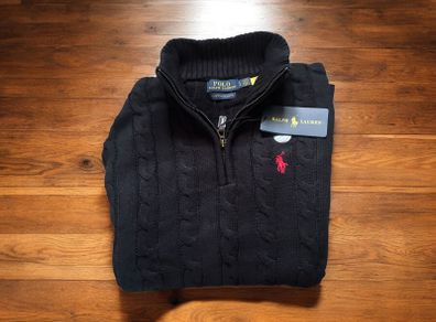 Ralph Lauren Cable Knit Quarter Zip - Size S Men