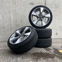 Genuine Audi A3/S3 Polygon 18" Alloy Wheels - Michelin P5/Dunlop Tyres