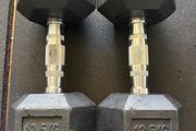 Weights - 2 x 12.5KG Hex Dumbbells