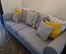 sofa and large single chair