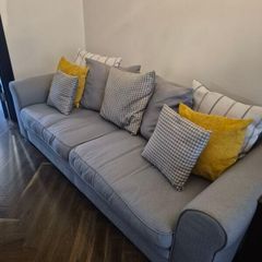 sofa and large single chair