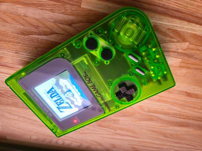 Gameboy Classic DMG Genuine - upgraded screen + ZELDA  cart