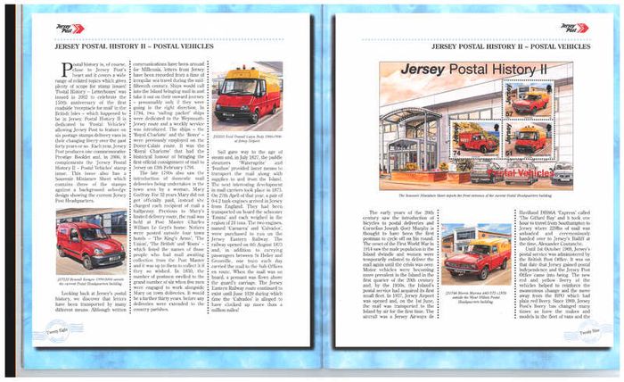 2006 Jersey (Channel Islands) Stamp Year Book (softback) issued by Jersey Post with 18 images of contents