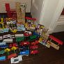 550+ Piece Train Set - Tracks, Vehicles, People, Buildings, Signs Image 7