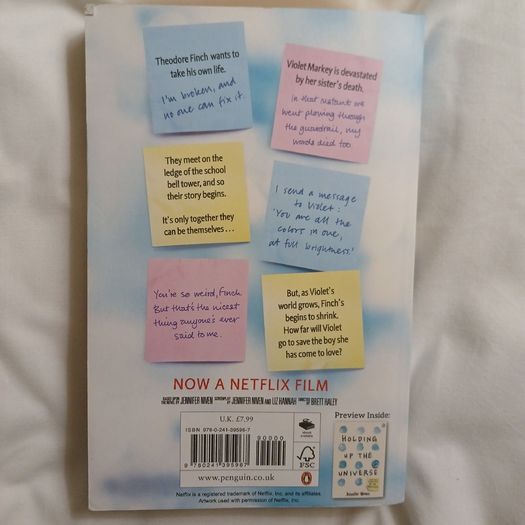 "All the bright places" Jennifer Niven