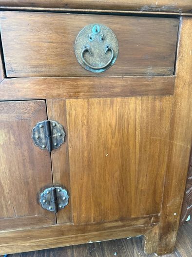 Antique Carved Hardwood Chinese Altar Console Table Sideboard Buffet Credenza
