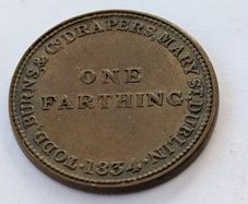 Farthing token, Dublin, Cork and Limerick