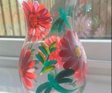 Cute Hand Painted Vase