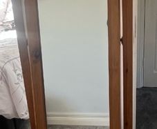 Matching chest of drawers and mirror
