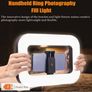 Smartphone Camera Stand, Handheld Circular Selfie Light Kit, Image 5
