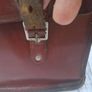 Stunning Hand Made Mid Century Irish Leather Satchel Image 6