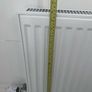 500mm x 800mm White Single Panel Convector Radiator with Thermostatic Valve - As New Image 5