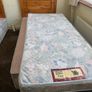 2 Single Beds with Mattresses and Pine Headboards Image 2
