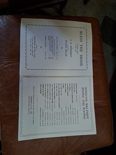 1950's  Shhet Music