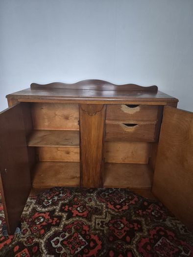 Vintage wooden sideboard & locker