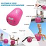 Air Roller Gymnastics Barrel Inflatable Air Roller Barrel with Pump, Tumbling Mat Gym Tumble Track Backhandspring Trainer for Exercise Training Yoga Backflip Image 6