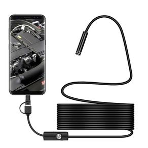 Waterproof 3in1 Android USB Mini Micro Type-C Endoscope Camera Snake Drain Inspection 8mm Camera Sumsumg connection