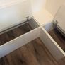 Custom-Made White Kitchen Corner Bench Image 4