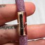 Swarovski Stardust Lavender Crystals Mesh Necklace.Double wrap bracelet Approx 40 cm Image 4