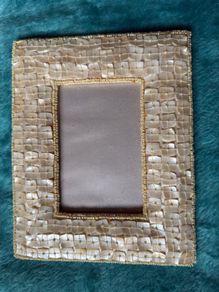 Acid Free Handmade mother-of-pearl shell photo frame