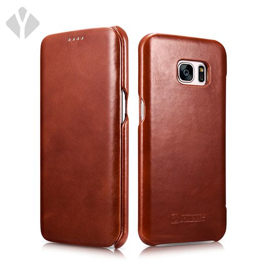 S7 Edge Full Body Vintage Leather Case