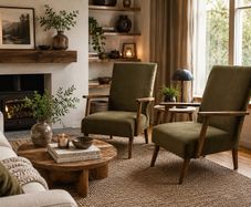 Vintage retro armchairs