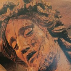 1970s Vintage French Religious Plaque