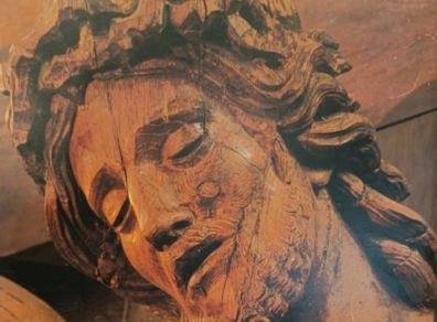 1970s Vintage French Religious Plaque