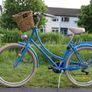 Blue Ladies Bike 26 inch City Bike Shimano 6 Speed  Basket and Lights Image 5