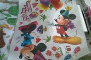 big minnie mickey mouse wall sticker