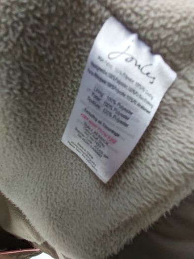 Joules Women's Fleece Lined Outerwear Jacket Sz L