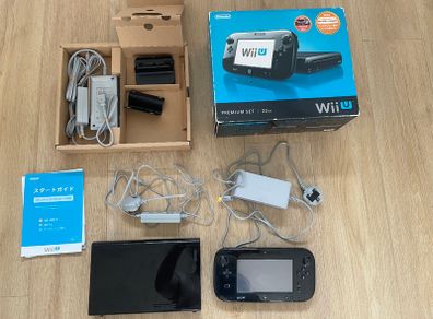 Modded Nintendo Wii U 32GB CIB Premium Pack with 128GB SD, Aroma, English Menu, Free Games and Retro Games NES SNES N64 PS1 SEGA
