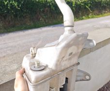 Saab 93 washer tank and pumps