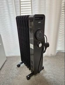 Logik Portable Oil-Filled Radiator - Black