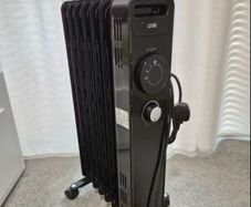 Logik Portable Oil-Filled Radiator - Black