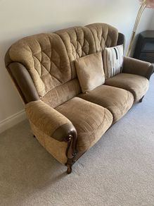Corby 3 Seater Sofa plus two armchairs