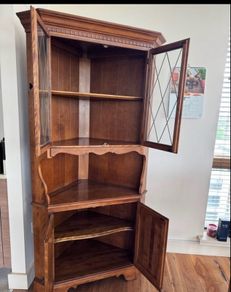 Corner Cabinet Ethan Allen Heirloom Maple Corner Cabinet