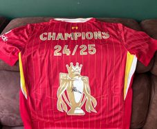 Andy Robertson signed Liverpool jersey