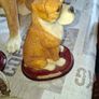 2 Beautiful Boxer Dogs Ornament on oval plinth bases in Good Condition, Postage Available, Image 2