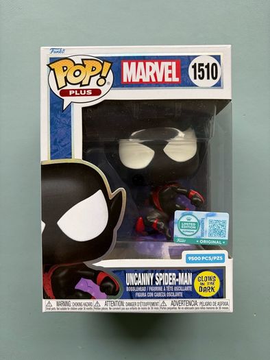 Funko Pop - Uncanny Spiderman Glow 1510 - Marvel Limited Edition - Vinyl Action Figure