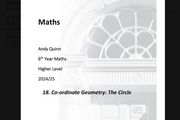 Leaving Cert Maths Institute Notes