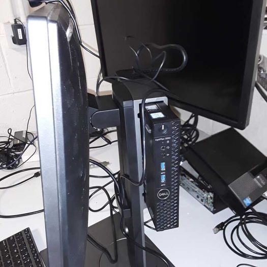 Dell OptiPlex 3060 Micro | i5-8500T | 24" All-in-One Mini PC Setup