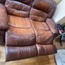 2 seater leather recliner Image 2