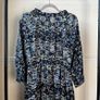 Peter Pilotto Silk Midi Dress Sz 10UK 6US M Printed Elastic Waist Ruffle Classic Image 9