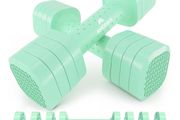 Adjustable Dumbbells Set, 1kg 2kg 3kg 4kg 5kg Dumbbell Pair, 4-in 1 and 5 in-1 Weights Dumbbells Set Women Men, Free Weights for Home Gym, Workout Hand Weights for Strength Training