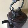 Large Antique 19th Century Brass & Copper Kettle Image 2