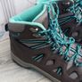 Gelert ladies horizon mid way hiking/walking boots brown/green UK6 size Image 3
