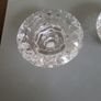 Glass crystal tea light holders Image 3